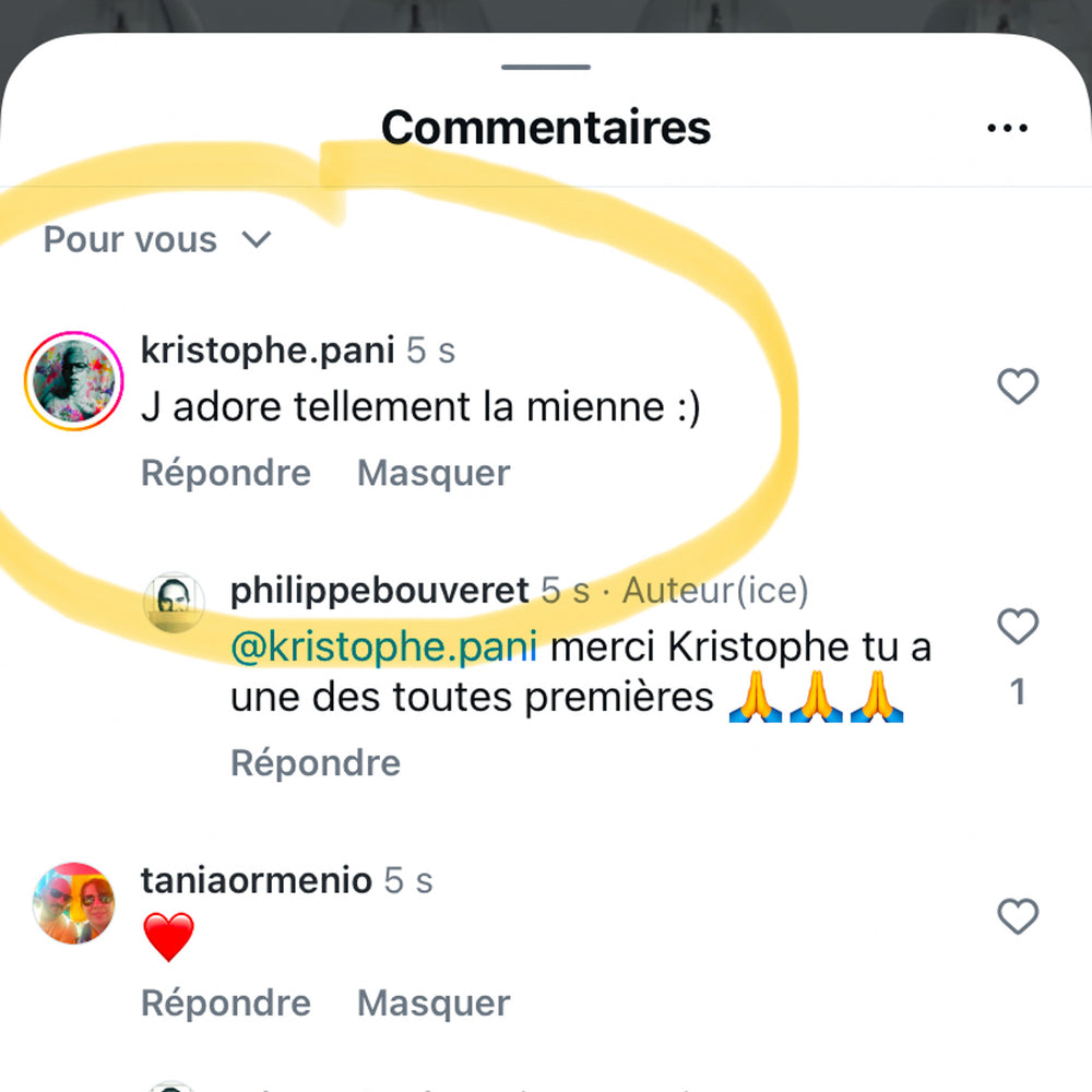 Capture d'écran d'un témoignage client
