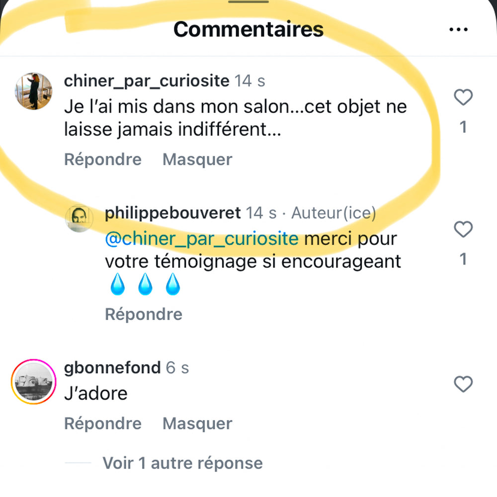 Capture d'écran d'un témoignage client
