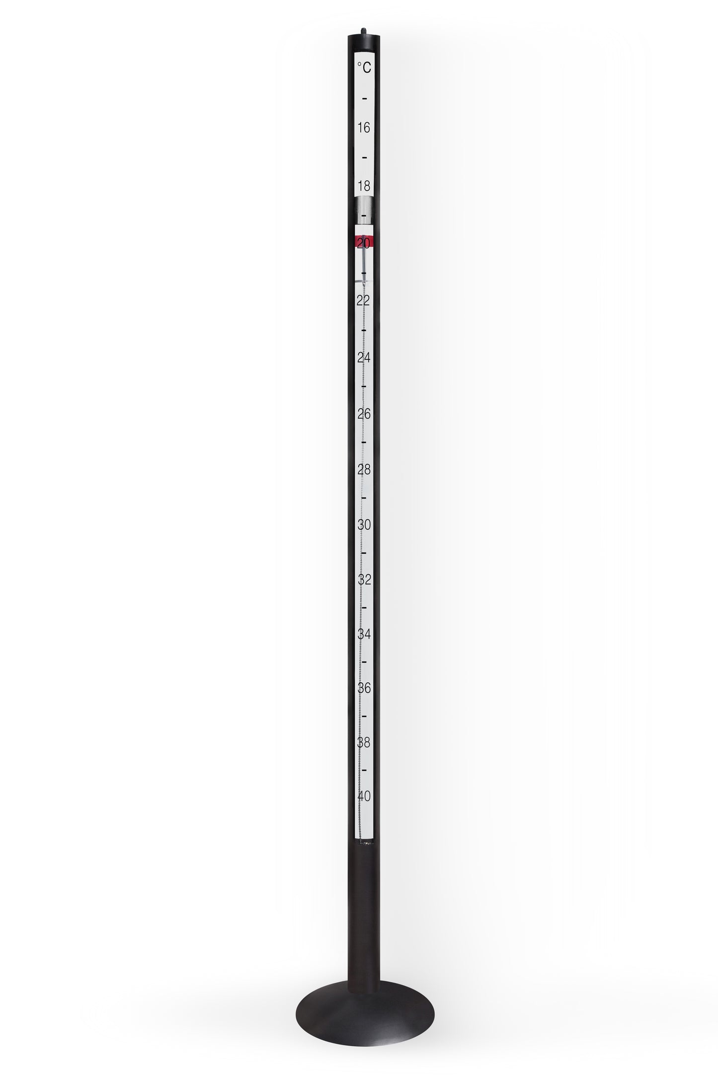 Grand Thermomètre Noir - 180cm