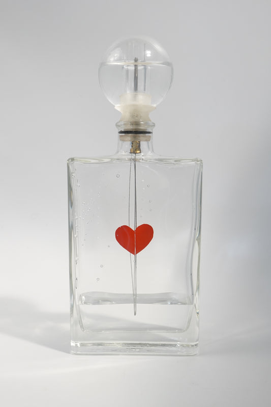 Nouvelle bouteille coeur