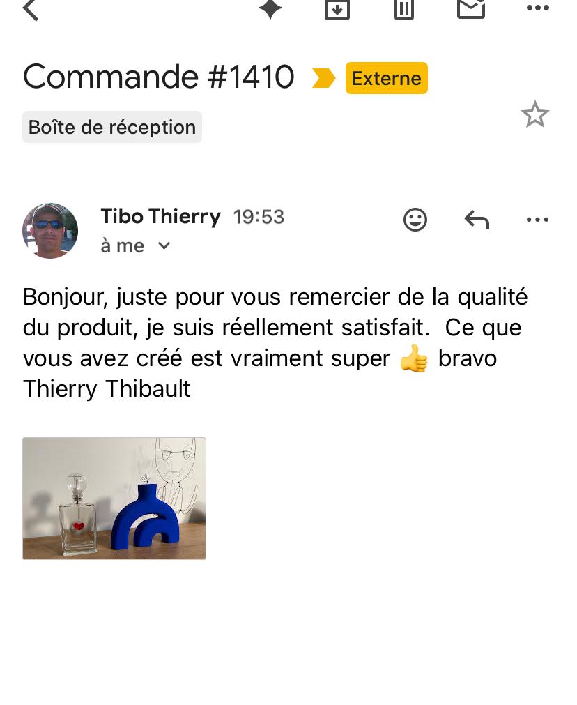 Capture d'écran d'un témoignage client
