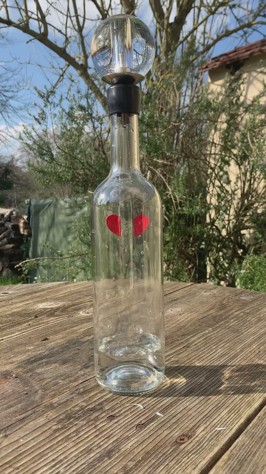 Bouteille cœur