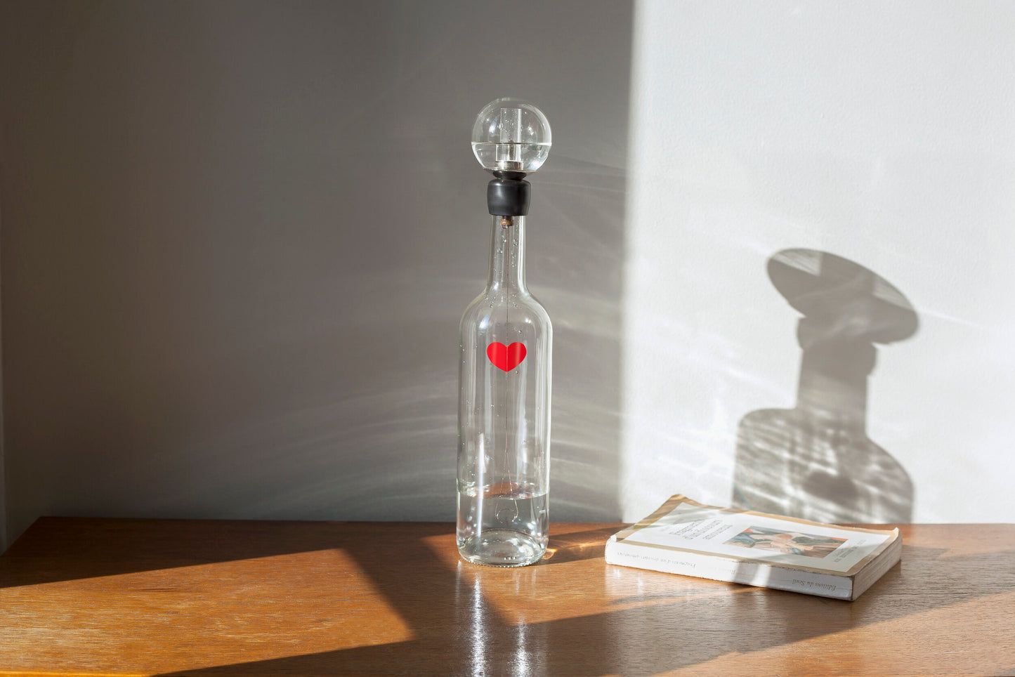Bouteille coeur