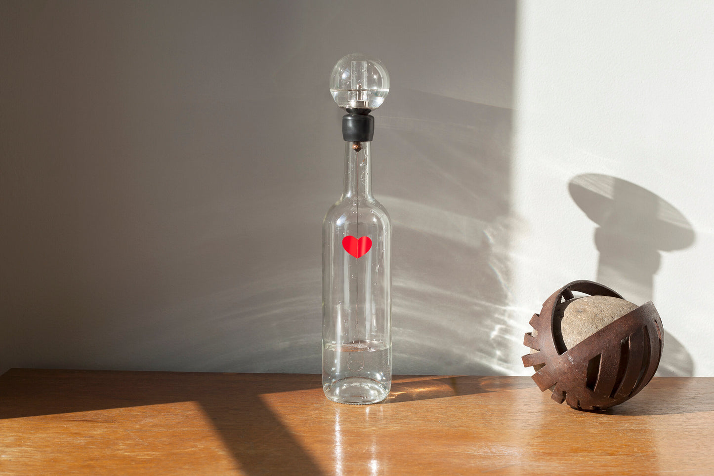 Bouteille coeur